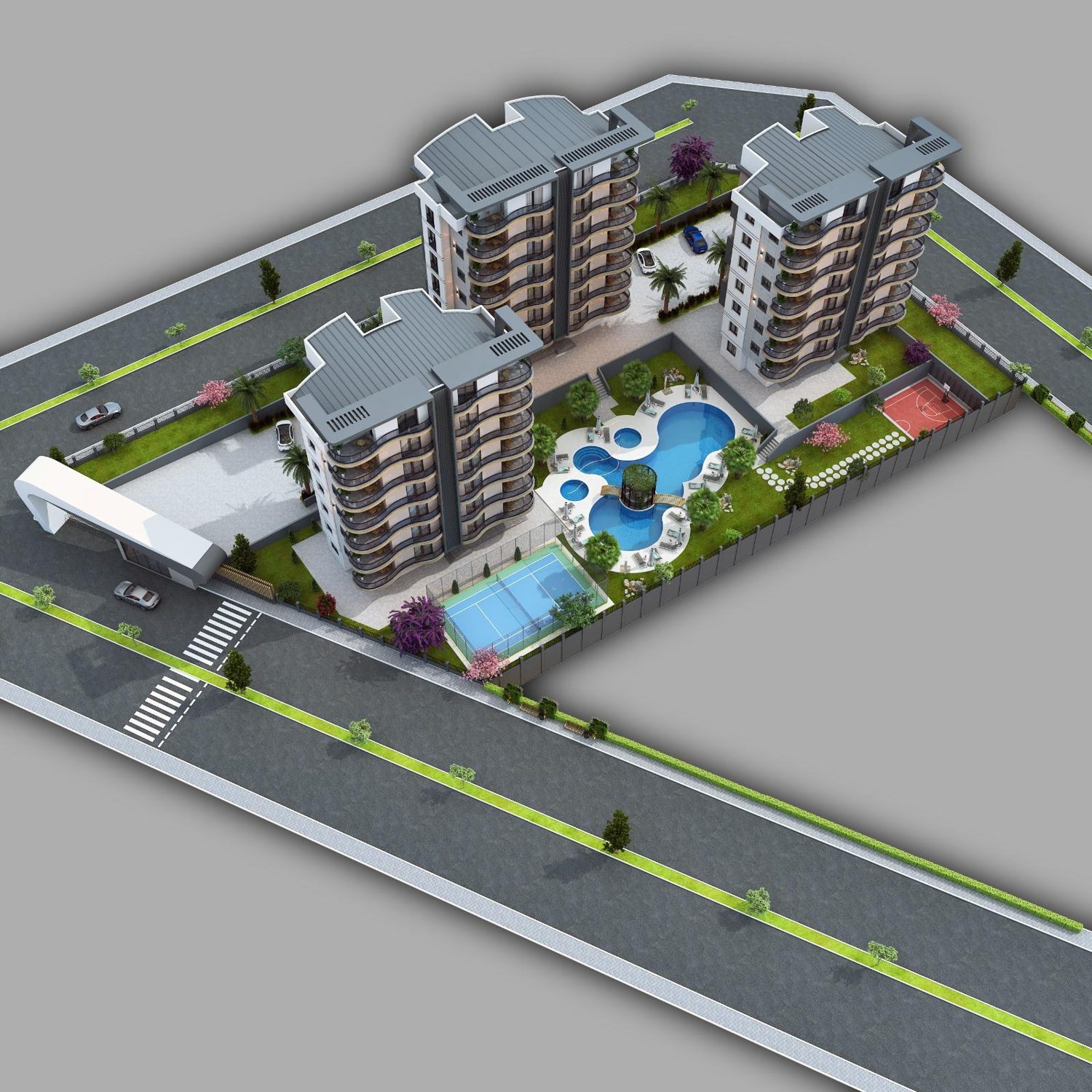 Paradise Garden mimari görselleştirme 6